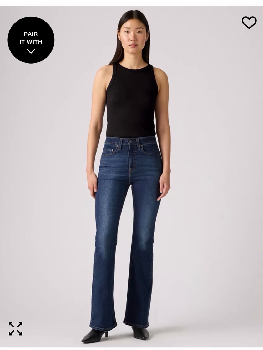 Levis size 28 NWT Women's 726 High-Rise Slim Fit Flare Jeans